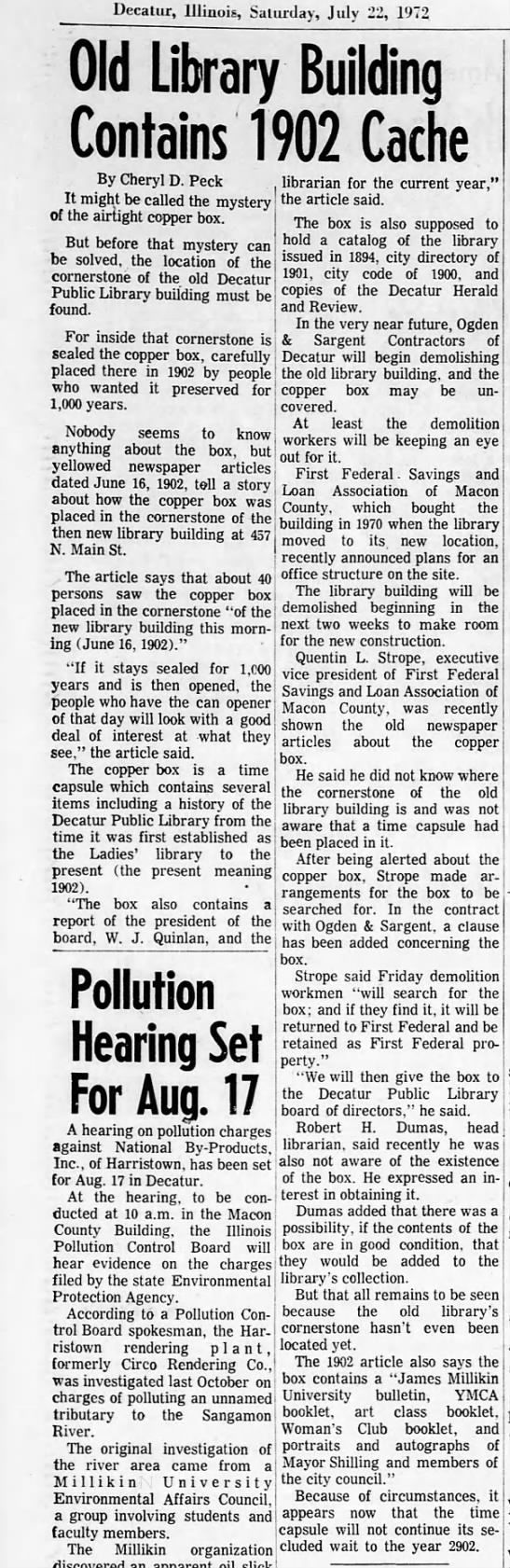 The Decatur Herald, July 22, 1972